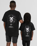 Joshua 1:9 'Lion' Youth Oversized T-shirt