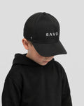 Youth Perforated Snapback - Black